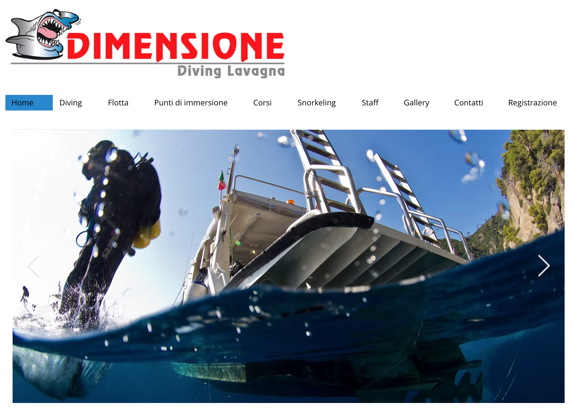 Locandina immersione Dimensione Diving