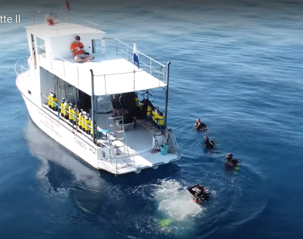 Locandina immersione Diving Le Cavallette